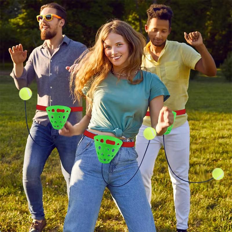 Outdoor Camping Games For Adults - Adult Swinging Ball Game Set Interactive