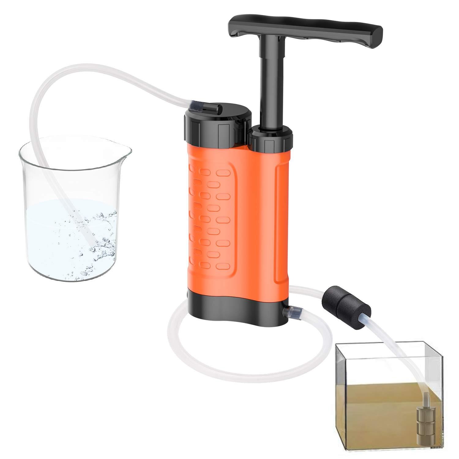 Outdoor Camping Water Filter - Portable Water Filter Pump, Emergency Survival