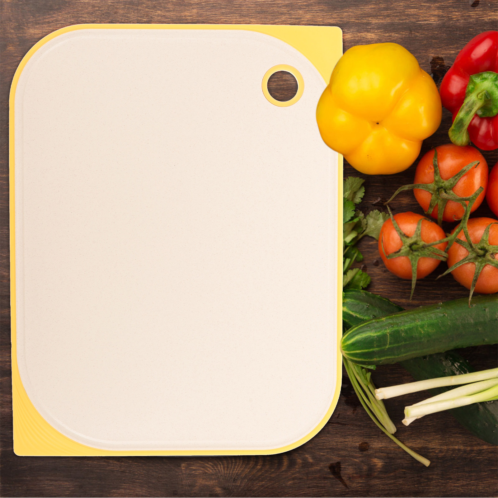 Kitchen Outdoor Camping - Reusable Portable Plastic Cutting Board Non-Slip