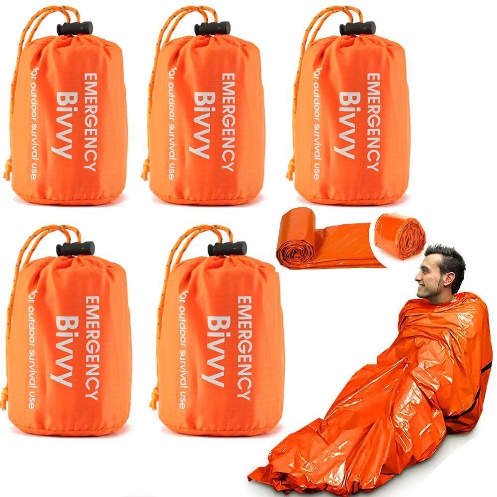 1-5Pack Emergency Sleeping Bag - Emergency Mylar Blanket review and price