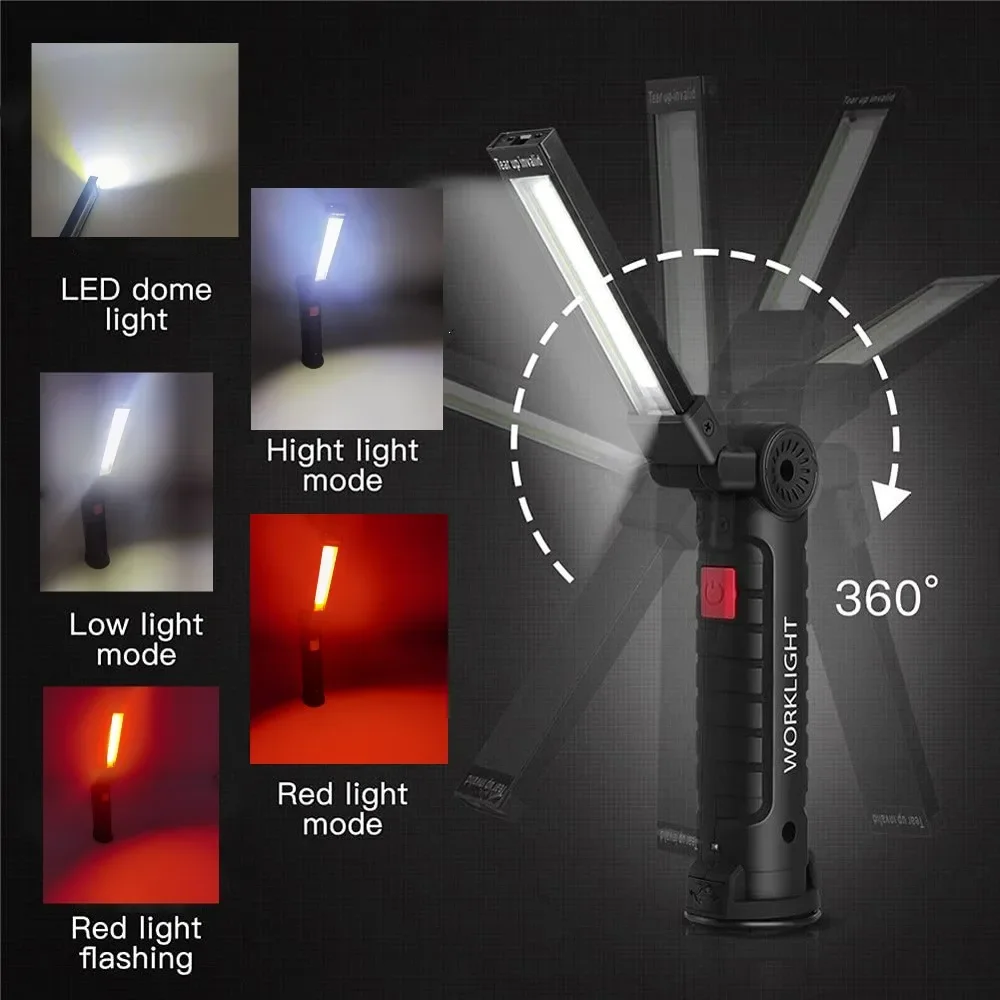 Portable COB LED Flashlight US - Outdoor Camping Lights review and price