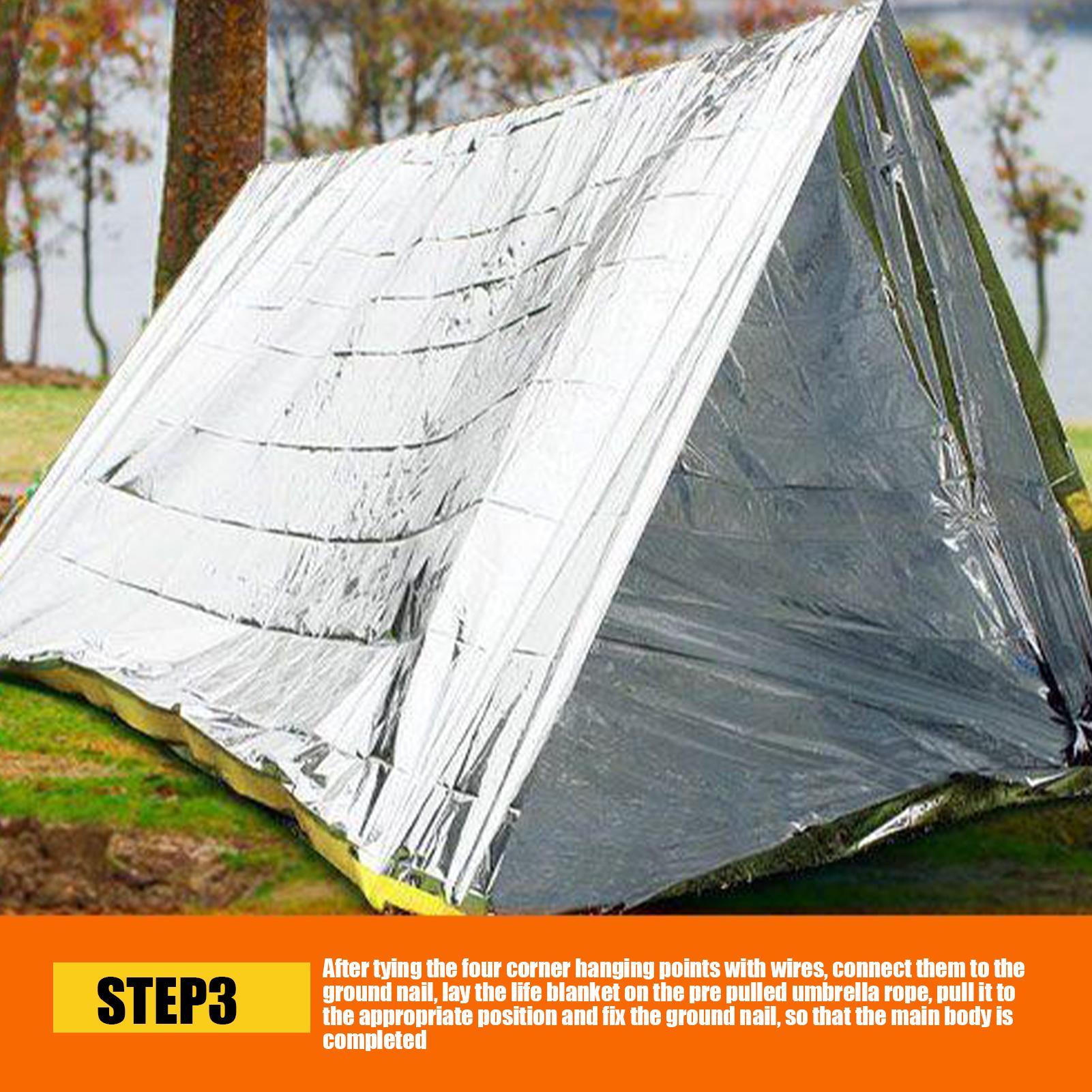 1PC Emergency Blanket Windproo - Survival Kit review and price