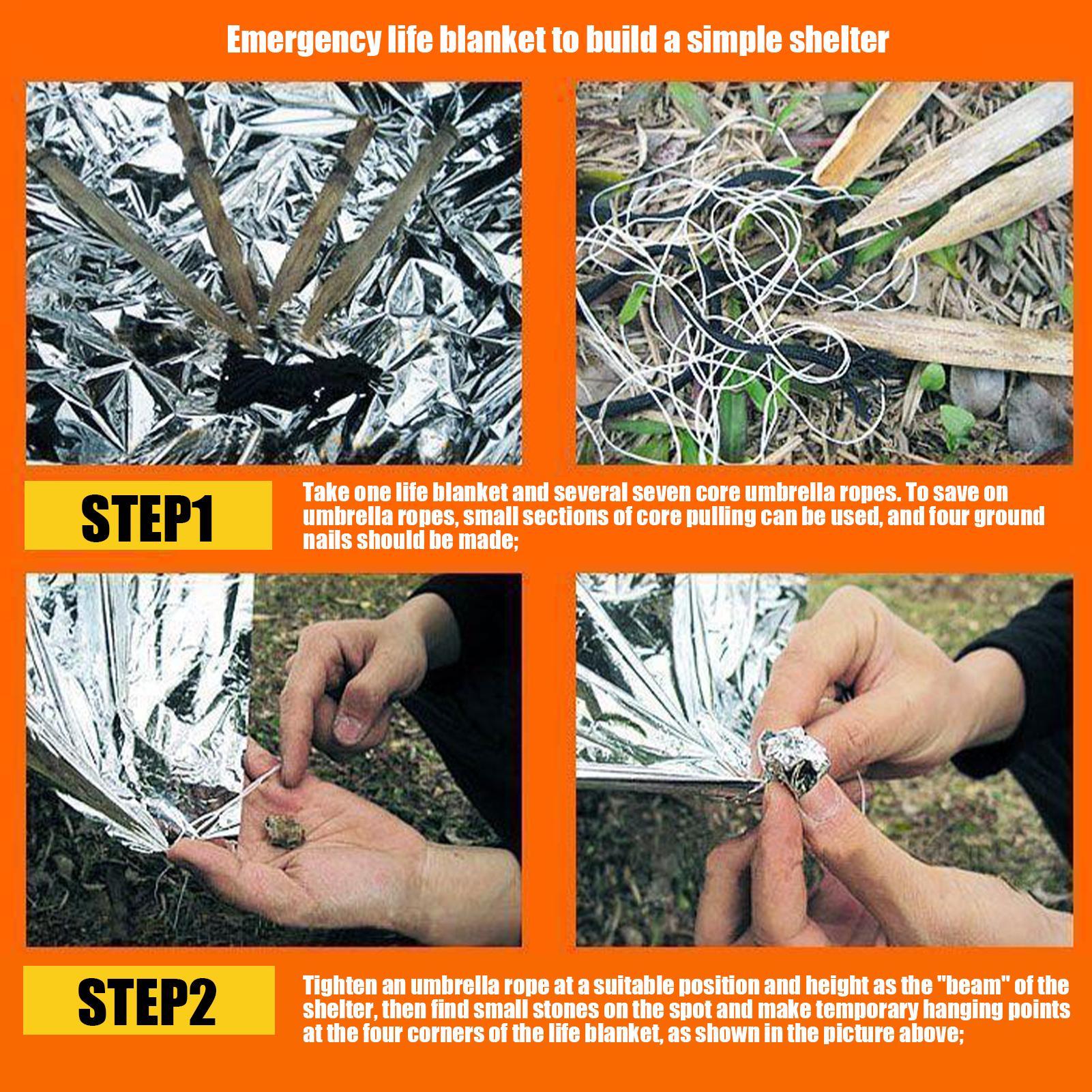 1PC Emergency Blanket Windproo - Survival Kit review and price