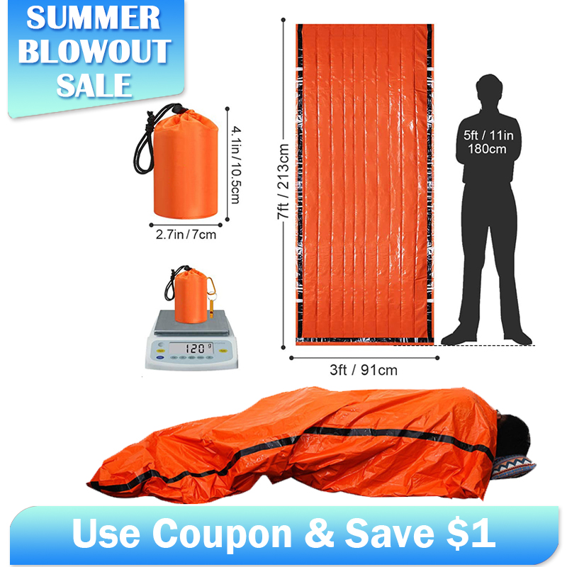 Emergency Mylar Sleeping Bag T - Emergency Mylar Blanket review and price