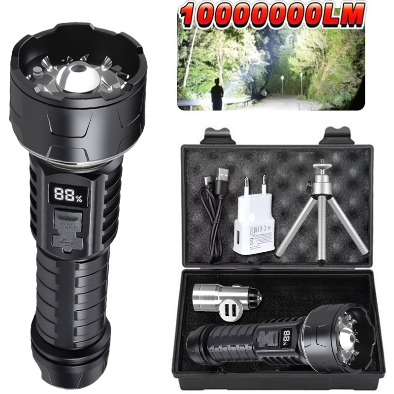 COB LED Flashlight Rechargeabl - Outdoor Camping Lights review and price