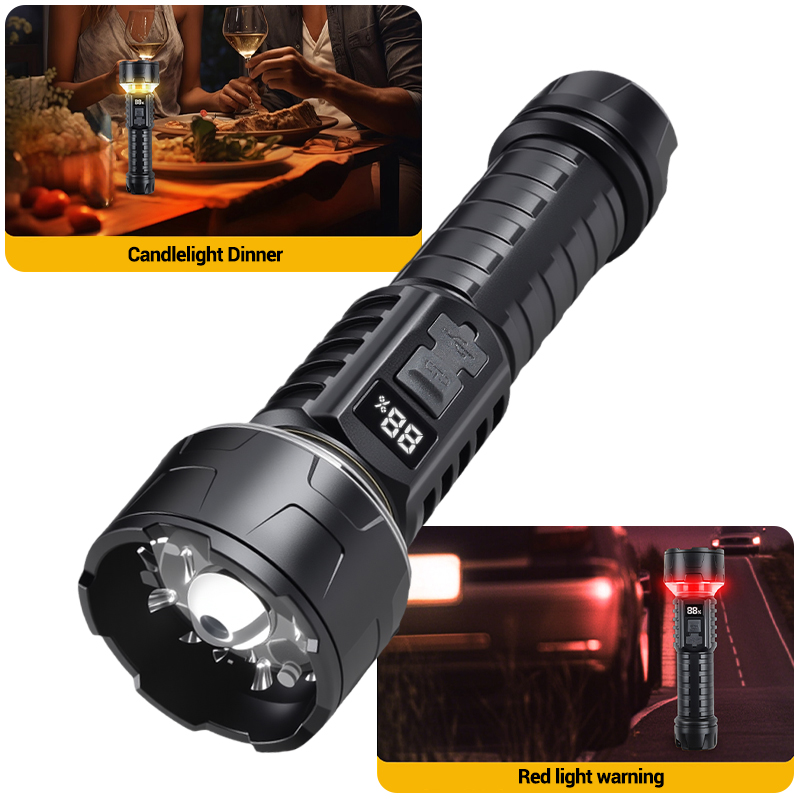 COB LED Flashlight Rechargeabl - Outdoor Camping Lights review and price