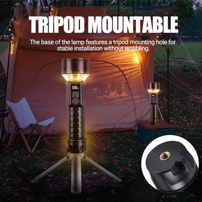 COB LED Flashlight Rechargeabl - Outdoor Camping Lights review and price