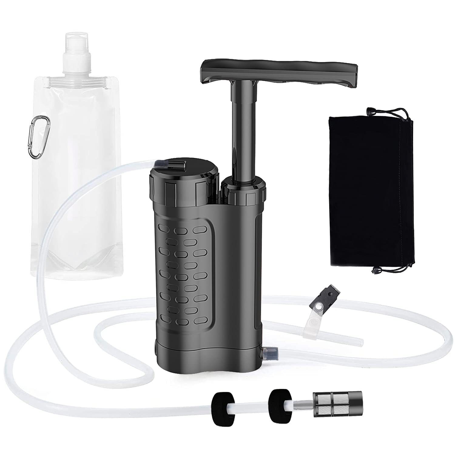 Portable Water Filter Pump, Em - Outdoor Camping Water Filter review and price