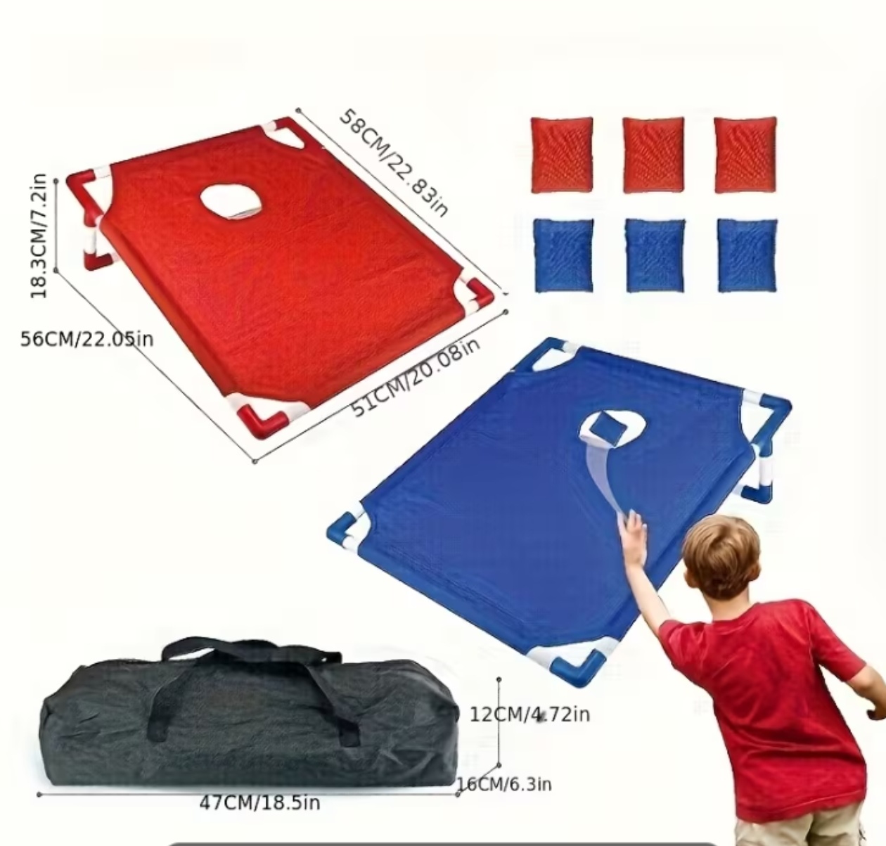 Corn Hole Game Set Includes 2  - Outdoor Camping Games For Adults review and price