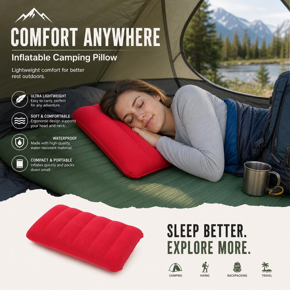47x30cm Air Cushion Pillows Ou - Outdoor Camping Floor Mat review and price