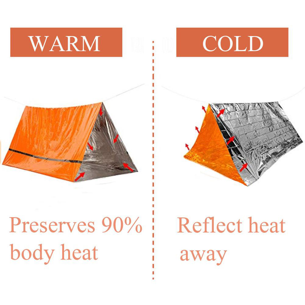 2 Person Emergency Shelter Biv - Emergency Mylar Blanket review and price