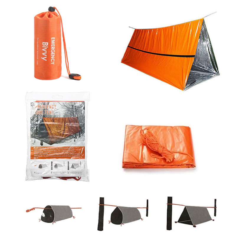 2 Person Emergency Shelter Biv - Emergency Mylar Blanket review and price