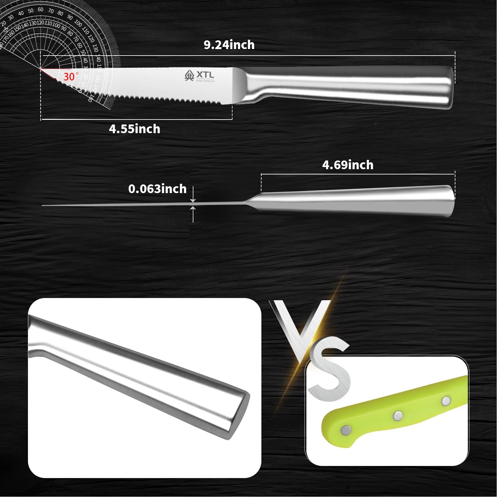 Stainless Steel Steak Knife Bo - Kitchen Outdoor Camping review and price