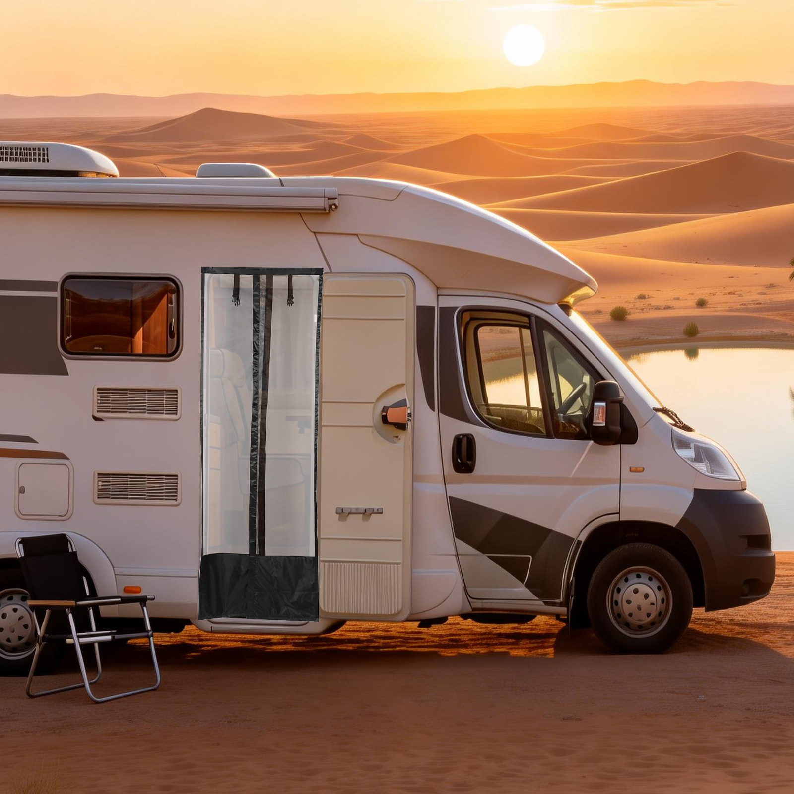 Rv Door Screen Curtain For Out - Outdoor Indoor Camping review and price