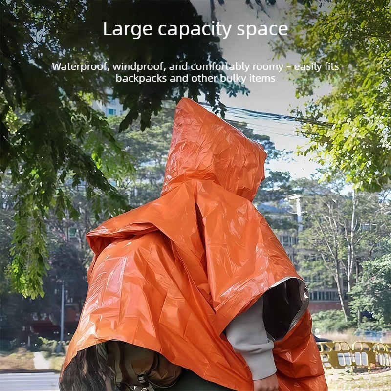 1-10PCS Emergency Rain Poncho  - Emergency Mylar Blanket review and price