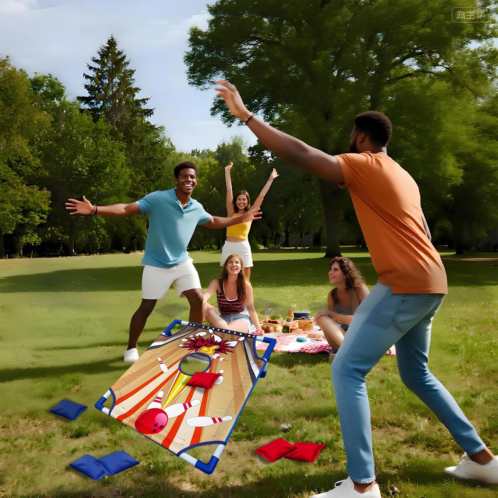 Bean Bag Toss Game Interactive - Outdoor Camping Games For Adults review and price
