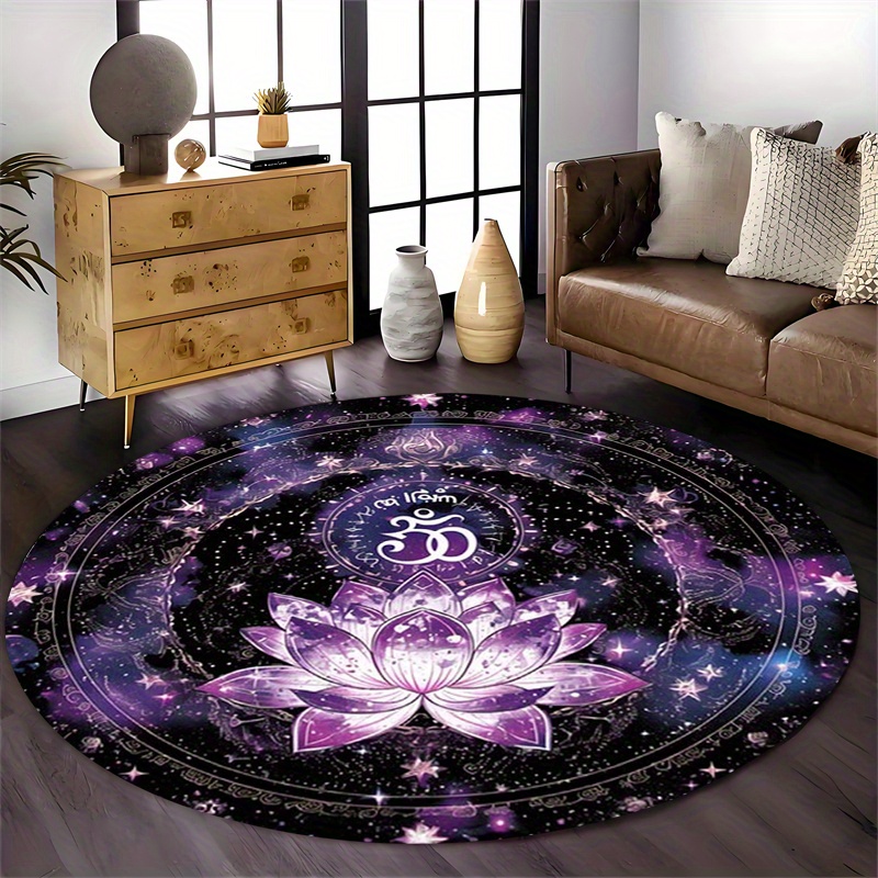 Lotus Flower Pattern Round Mat - Outdoor Camping Games For Adults review and price